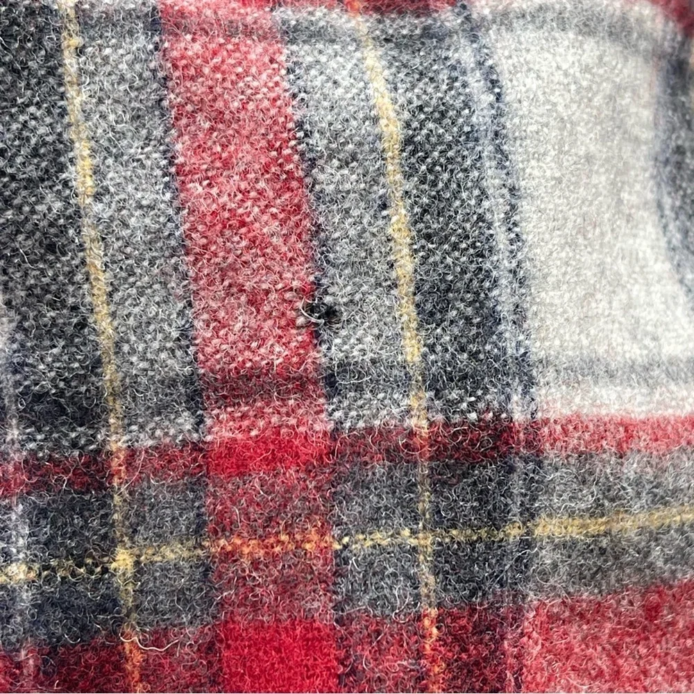 Pendleton Woolen Mills Vintage Wool Plaid Scarf Wrap Unisex
